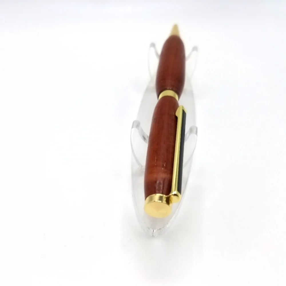 Hand Crafted Cherry Wood and Chrome Fittings Writing Pen